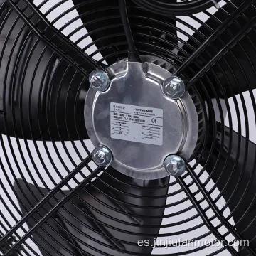 Ventilador de flujo axial de soplado de rotor externo trifásico